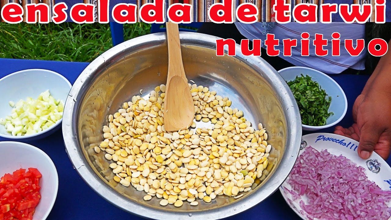 ENSALADA DE TARWI NUTRITIVO | ALIMENTO SANO | FÁCIL Y ECONÓMICO | SALUDABLE | AL ESTILO TEO ANDINO