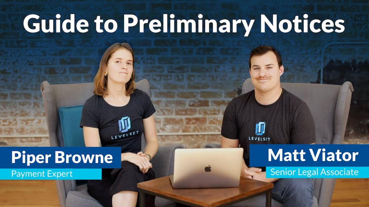 Guide to Preliminary Notices [Speed Up Construction Payment 2020]