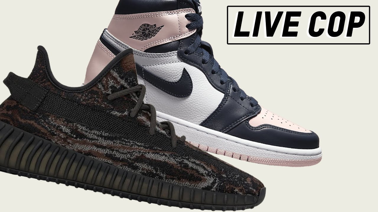 LIVE COP: Yeezy 350 V2 MX Rock & Jordan 1 High Atmosphere + Jordan 4 Golf Bred