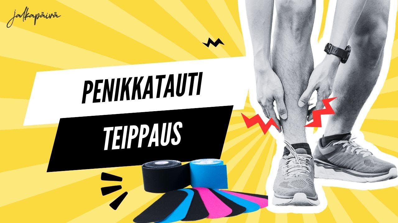 Lievit&auml; penikkatauti kipua - takimmaisen s&auml;&auml;rilihaksen kinesioteippaus