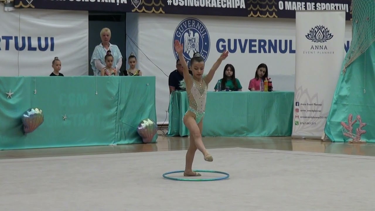 Sara Dan ACS Carla Ritmic Gim Brasov Hoop CN Junioare II și III June 3 & 4 2023 Constanta