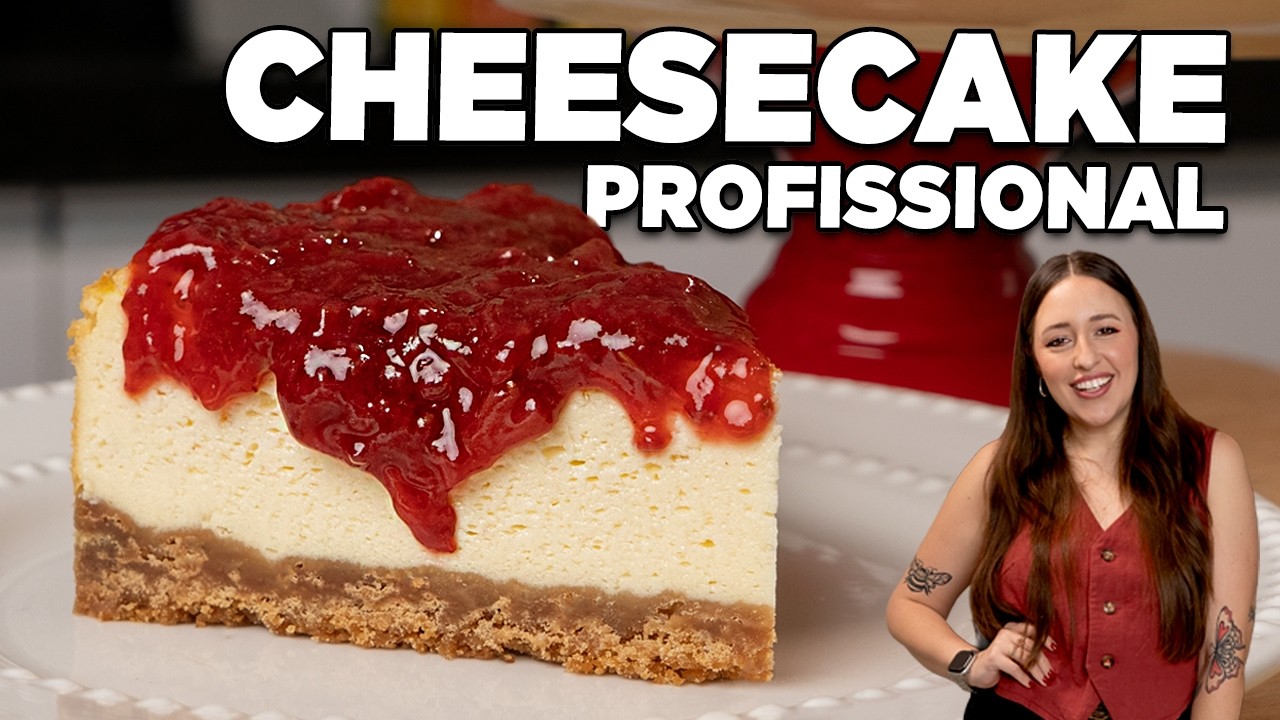 CHEESECAKE DE CHEF FEITA NO LIQUIDIFICADOR (textura perfeita) | Tábata Romero