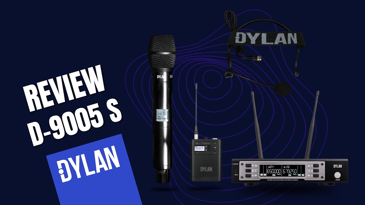 REVIEW D-9005 S | MICROFONE COM SISTEMA SEM FIO