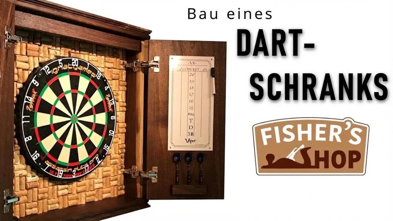 Holzwerken: So baust du einen coolen Dartschrank