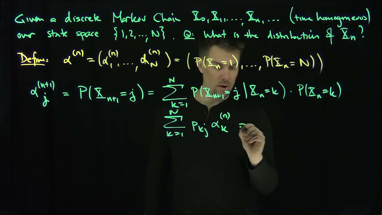 The Forward Kolmogorov Equation for Discrete Markov Chains