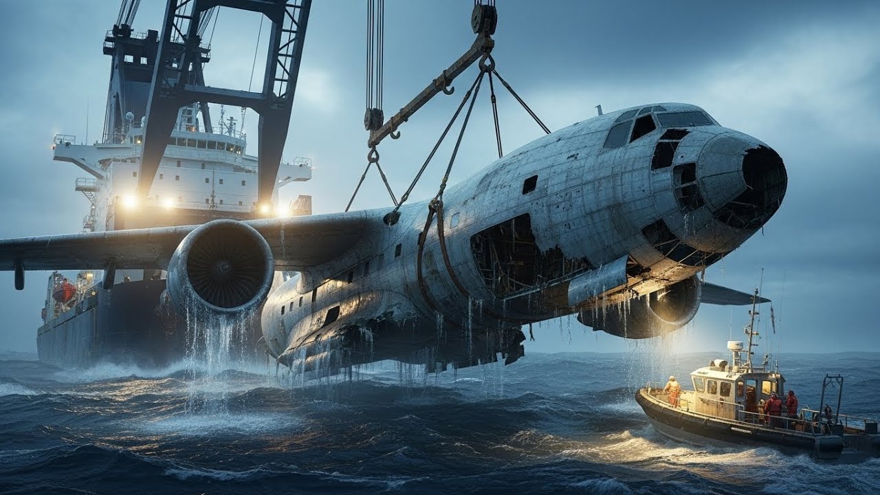 Lost for Decades… Salvaging & Restoring a Sunken C-17 Military Aircraft from the Ocean Floor