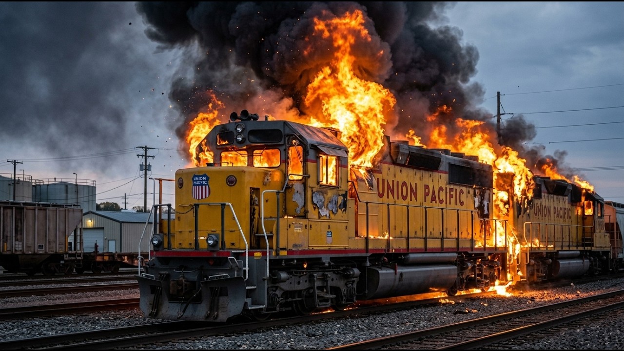 Why Union Pacific's U50C Wouldn't Stop Catching Fire for 8 Years