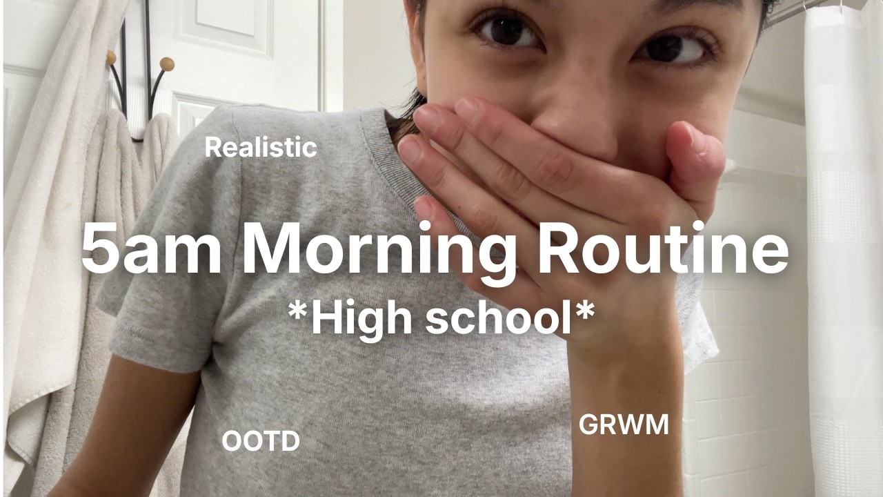 5AM High school Morning Routine
