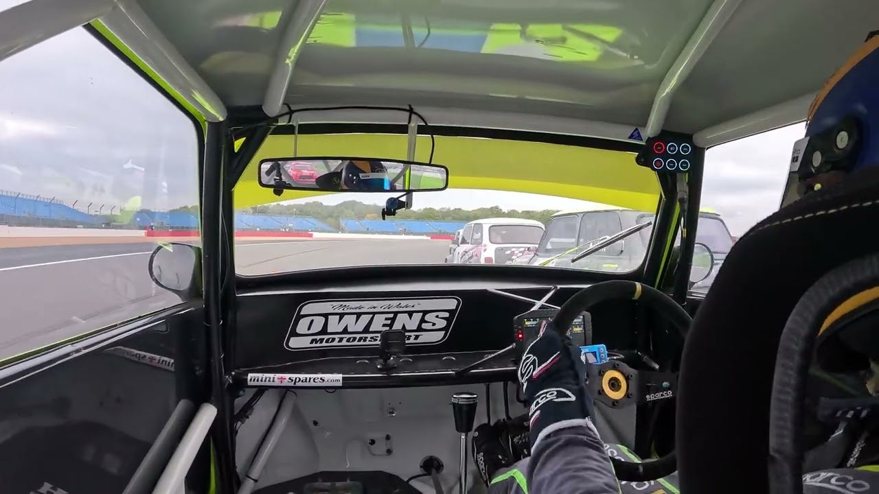 Onboard a Mini Miglia during a Race at Silverstone!