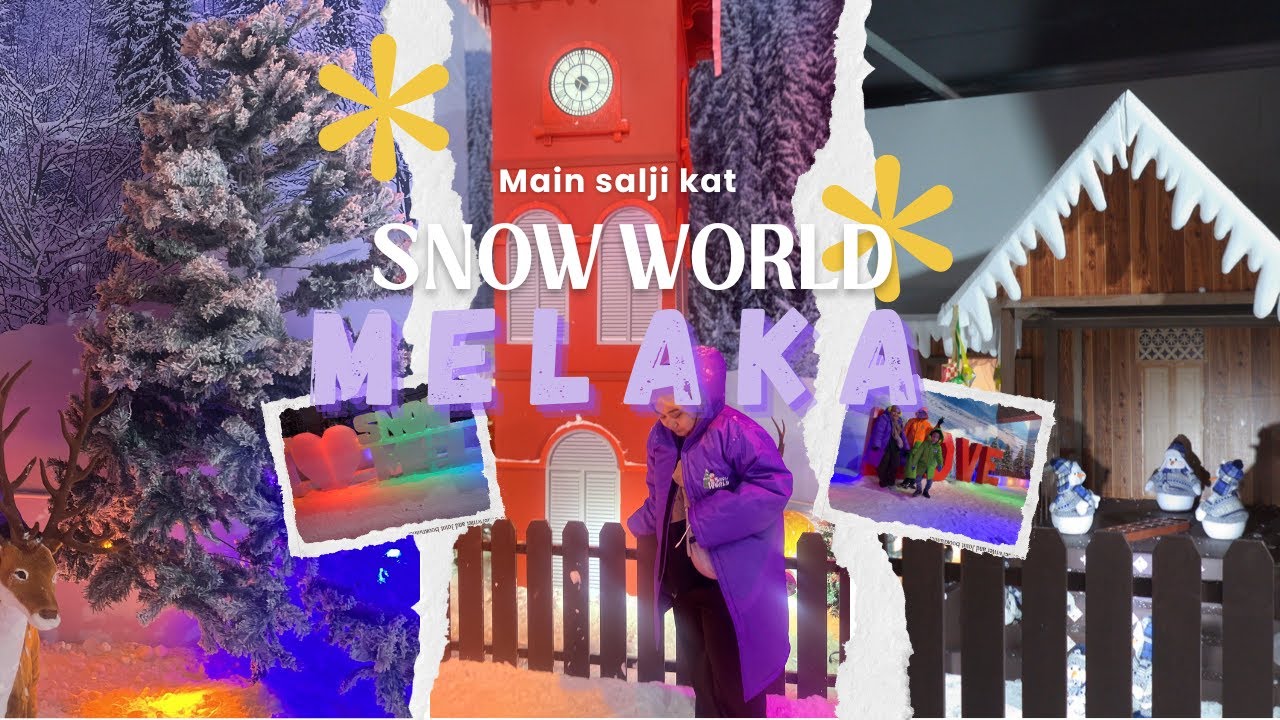 Main salji dekat Snow World Melaka !