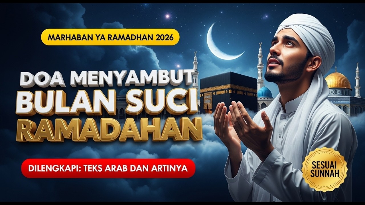 Doa Menyambut Bulan Ramadhan Merdu Terbaru 2026 || Lirik Arab dan Terjemah