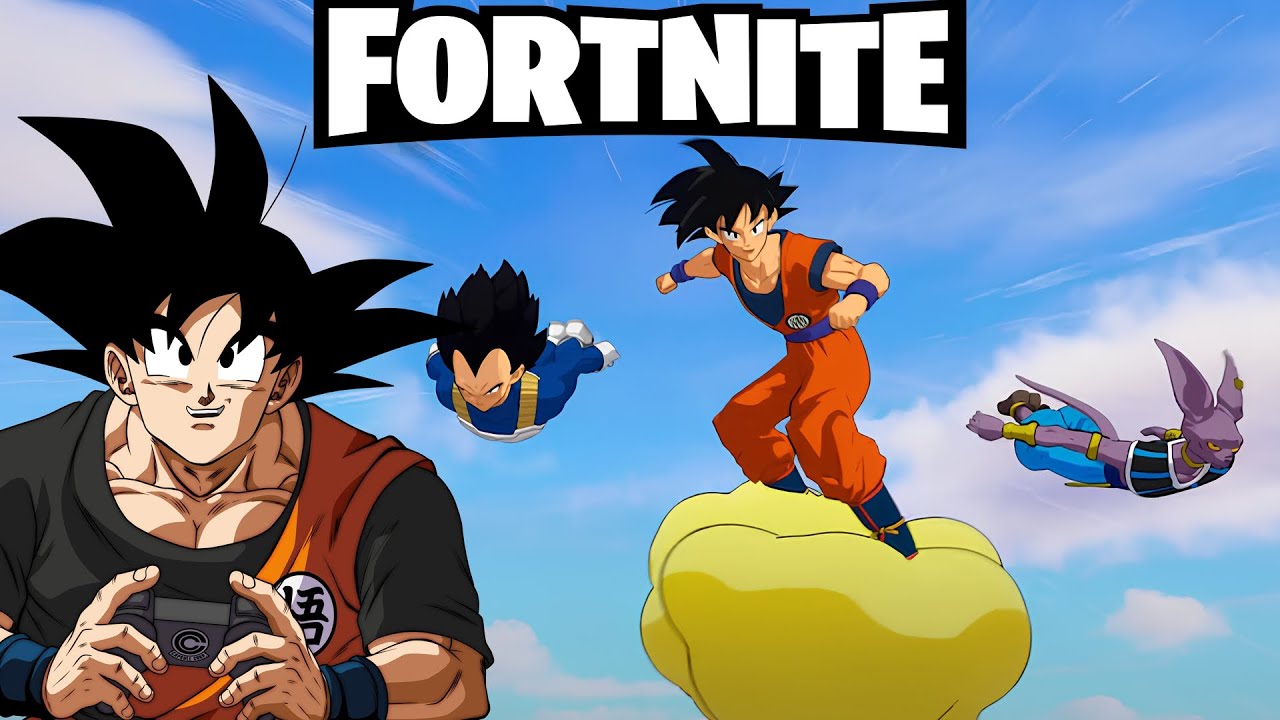 Goku, Vegeta And Beerus Play Fortnite | ROASTING MATCH!