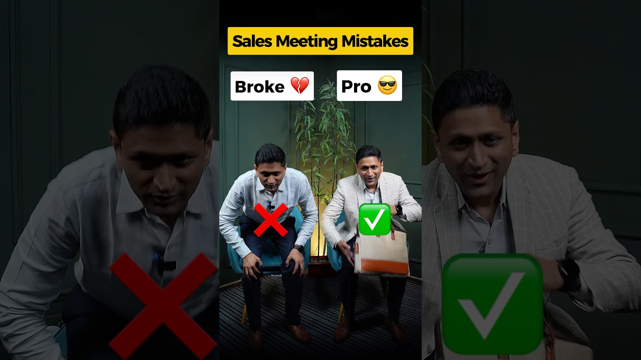 Stop Doing THIS in Sales Meetings 🤯(97% of Salespeople Doing It) #shorts #salestips #salestraining