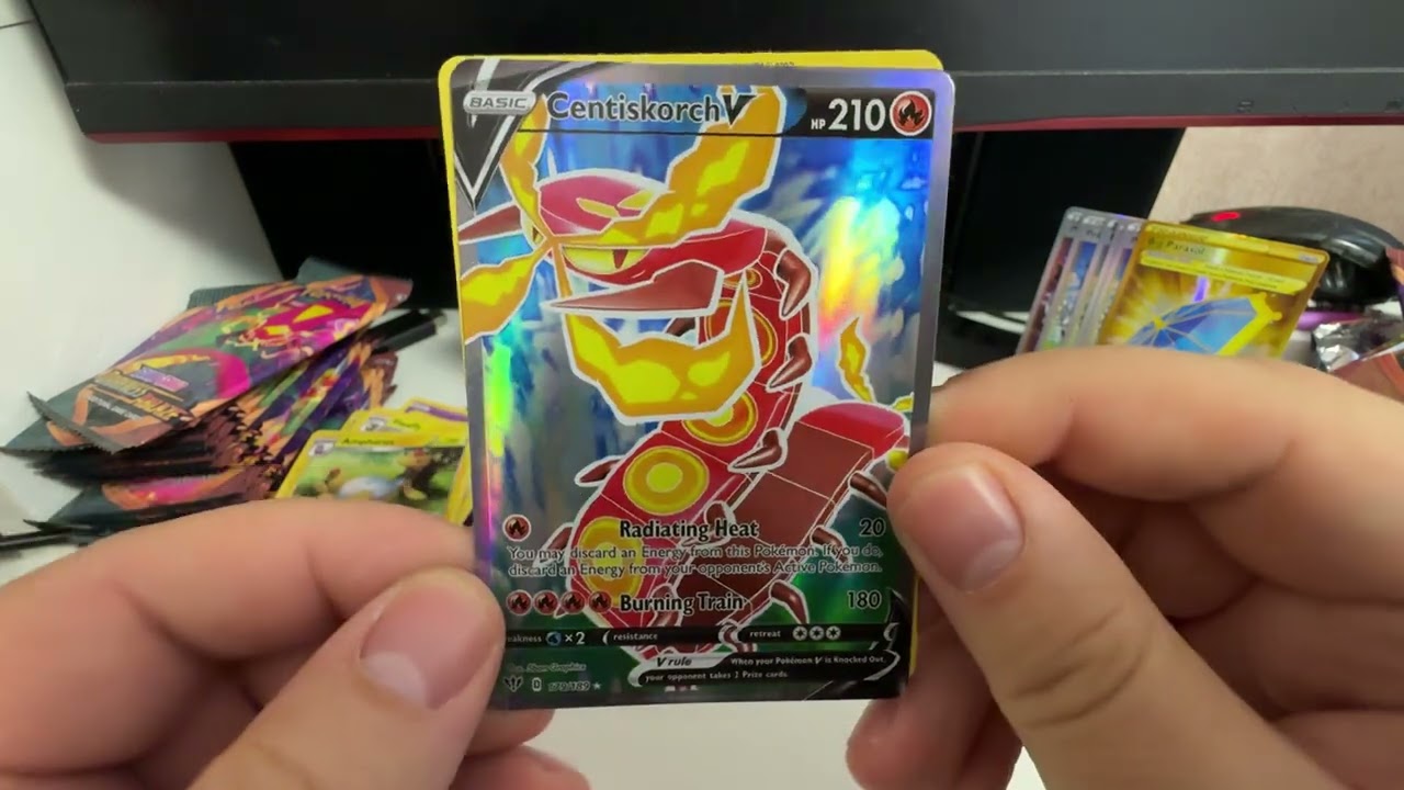 Покемон Darkness Ablaze TCG бокс / Pokemon Darkness Ablaze TCG box