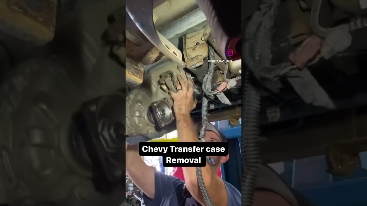 Chevy transfer case removal.