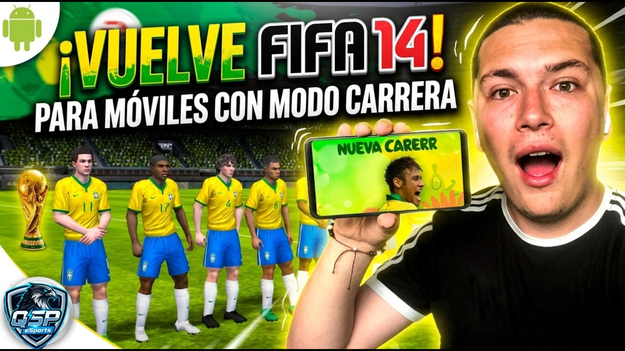 😱Jugu&eacute; FIFA 14 Mobile en 2026 INCREIBLE😎​ Gameplay🎮