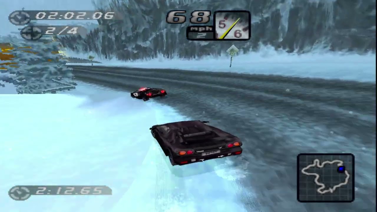 Let's Play Need For Speed High Stakes (PS1 Revisited) - Snowy Ridge - Hot Pursuit - Diablo SV
