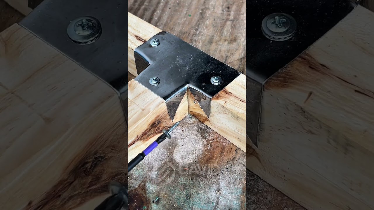 Essa emenda de madeira &eacute; simples e genial#TruqueDeMarceneiro #Solu&ccedil;&atilde;oInteligenteCriatividade #diy