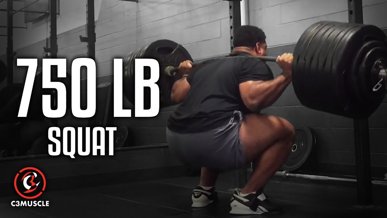 750 lb Squat | @C3Muscle