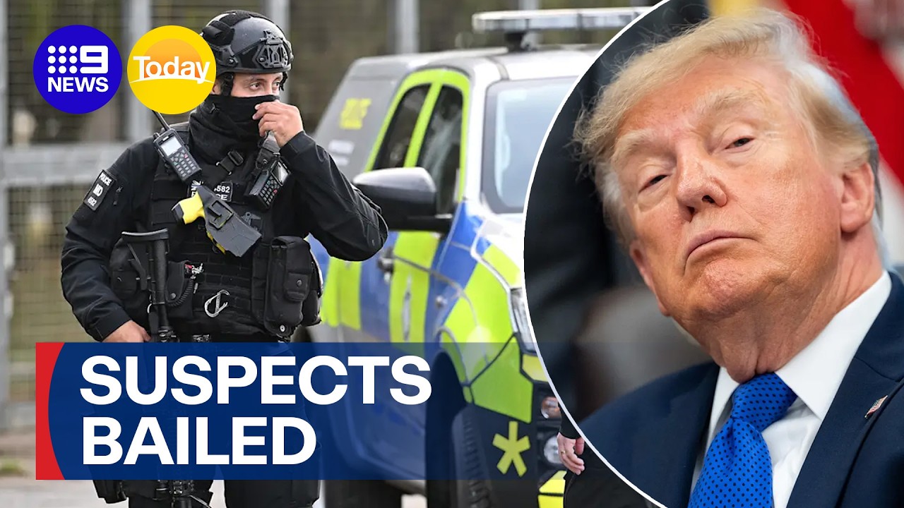 UK terror suspects released on bail | 9 News Australia