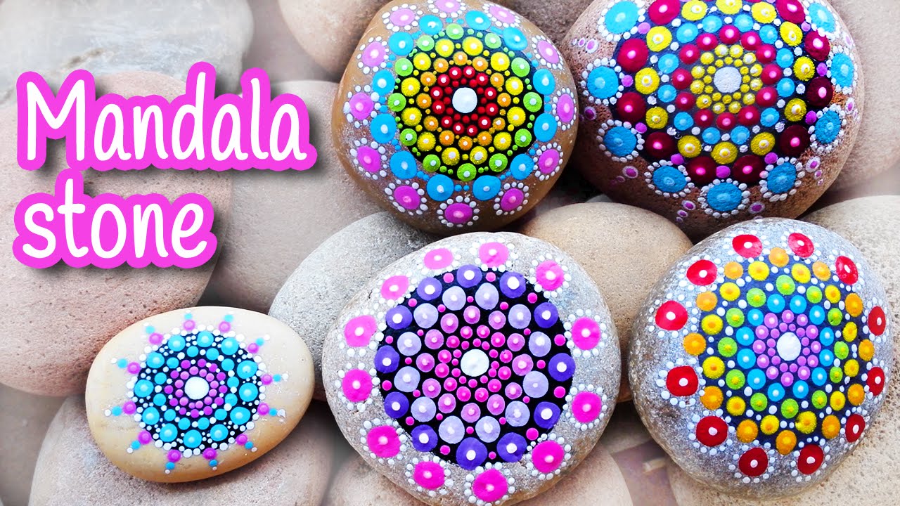 DIY crafts: MANDALA STONE - Innova Crafts