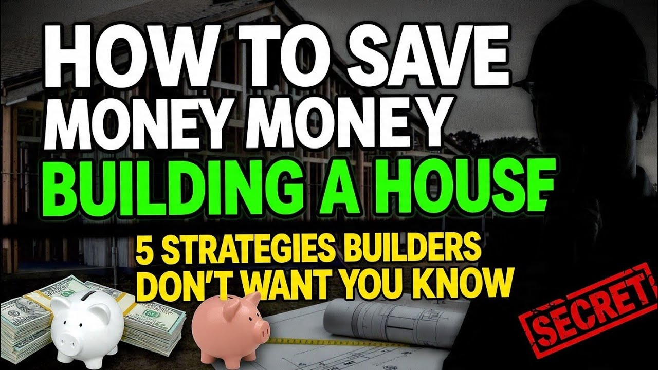 How To Save Money When Building a House &mdash; 5 Smart Strategies