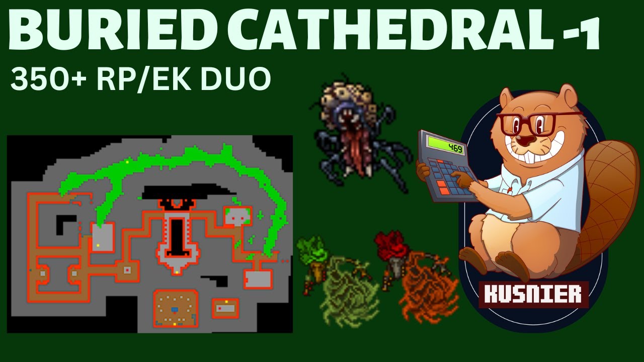Buried Cathedral -1 | 350+ Paladin/Knight Duo | Tibia