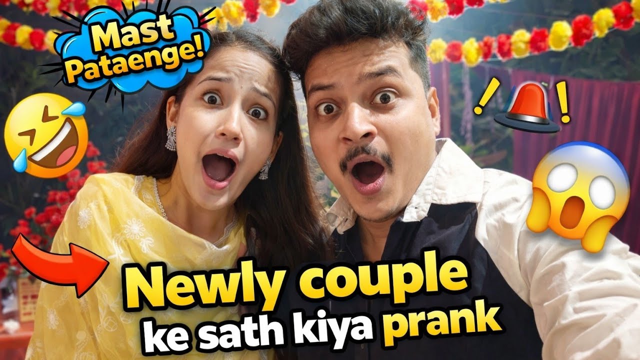 👉 Newly Married Couple Prank 😱 Unbelievable Reaction