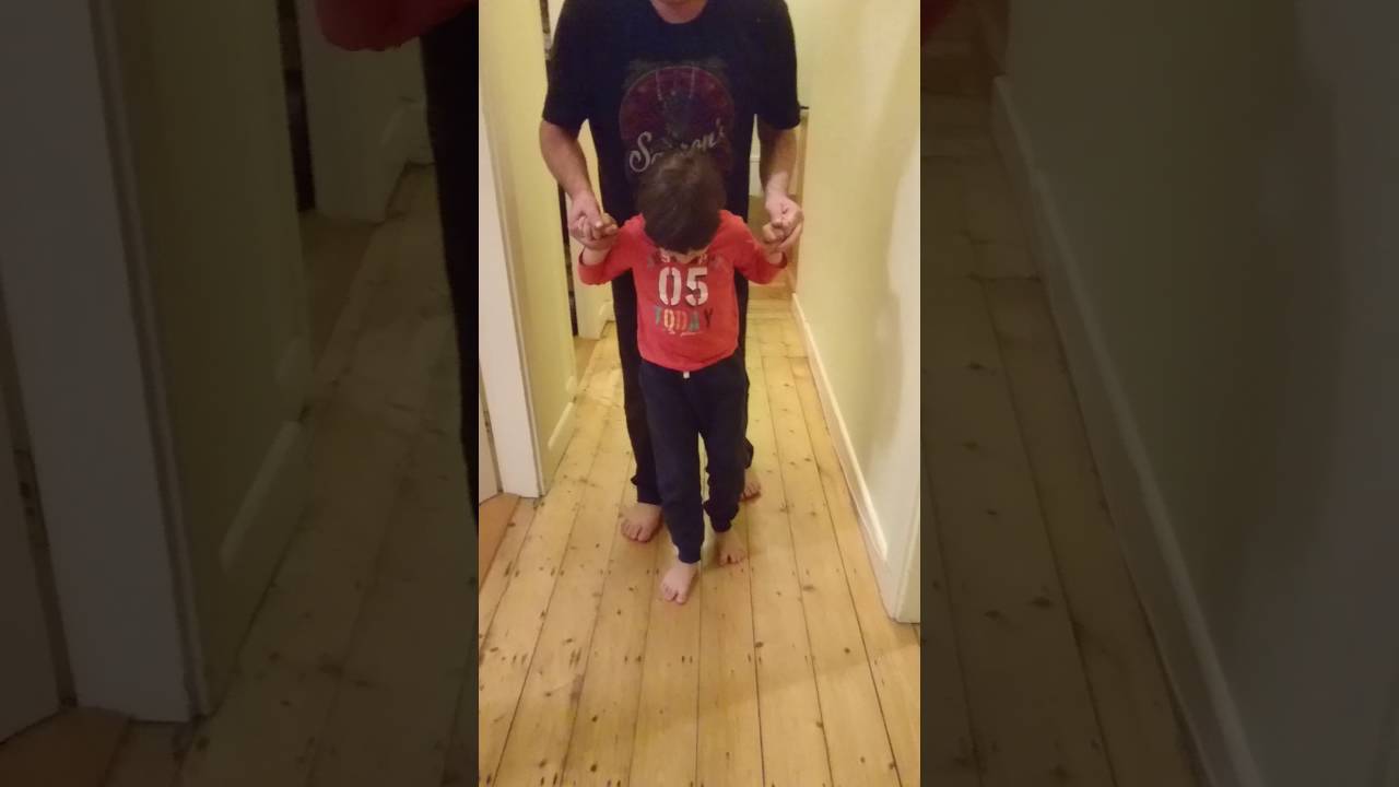 Leo walking