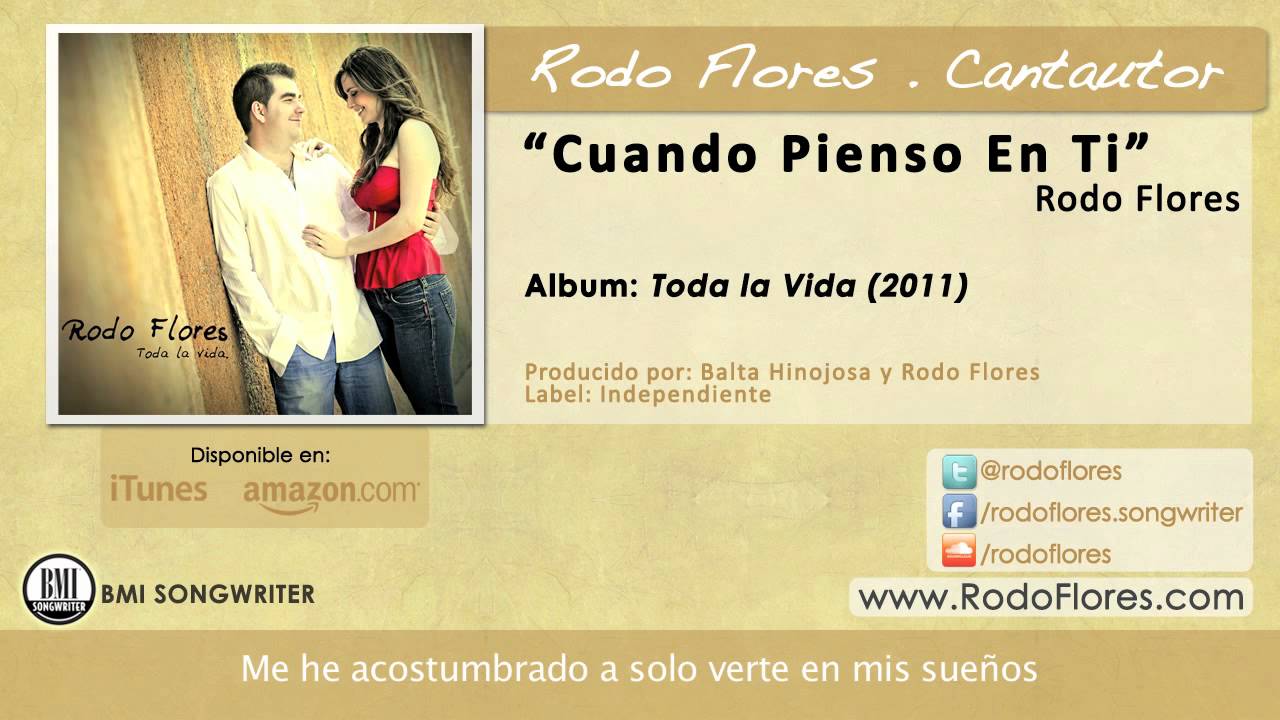 Rodo Flores - Cuando pienso en ti