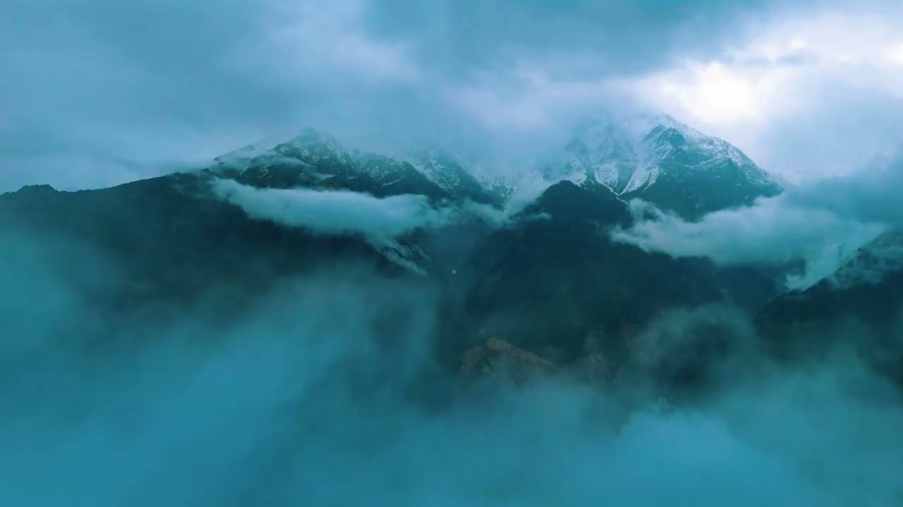 Aerial cinematic view of beautiful places in India. 🇮🇳