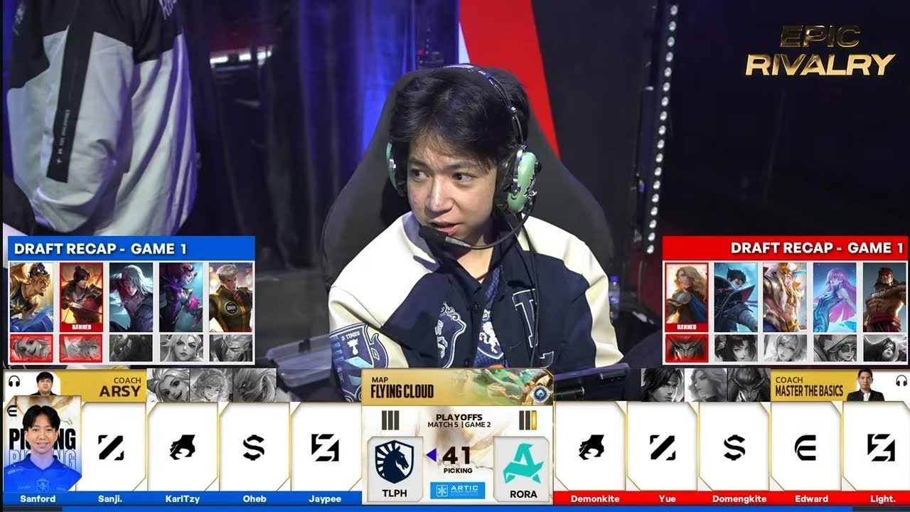 [GAME 2] TEAM TLPH VS TEAM AURORA MPL PH SEASON 16|ENGLISH PLAYOFFS DAY 3 