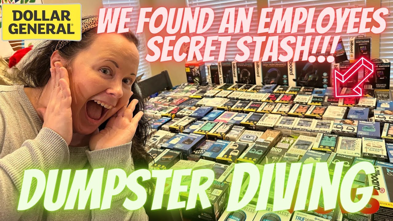 Dumpster Diving Dollar General JACKPOT! WE FOUND THEIR SECRET STASH!! Huge SCORE!