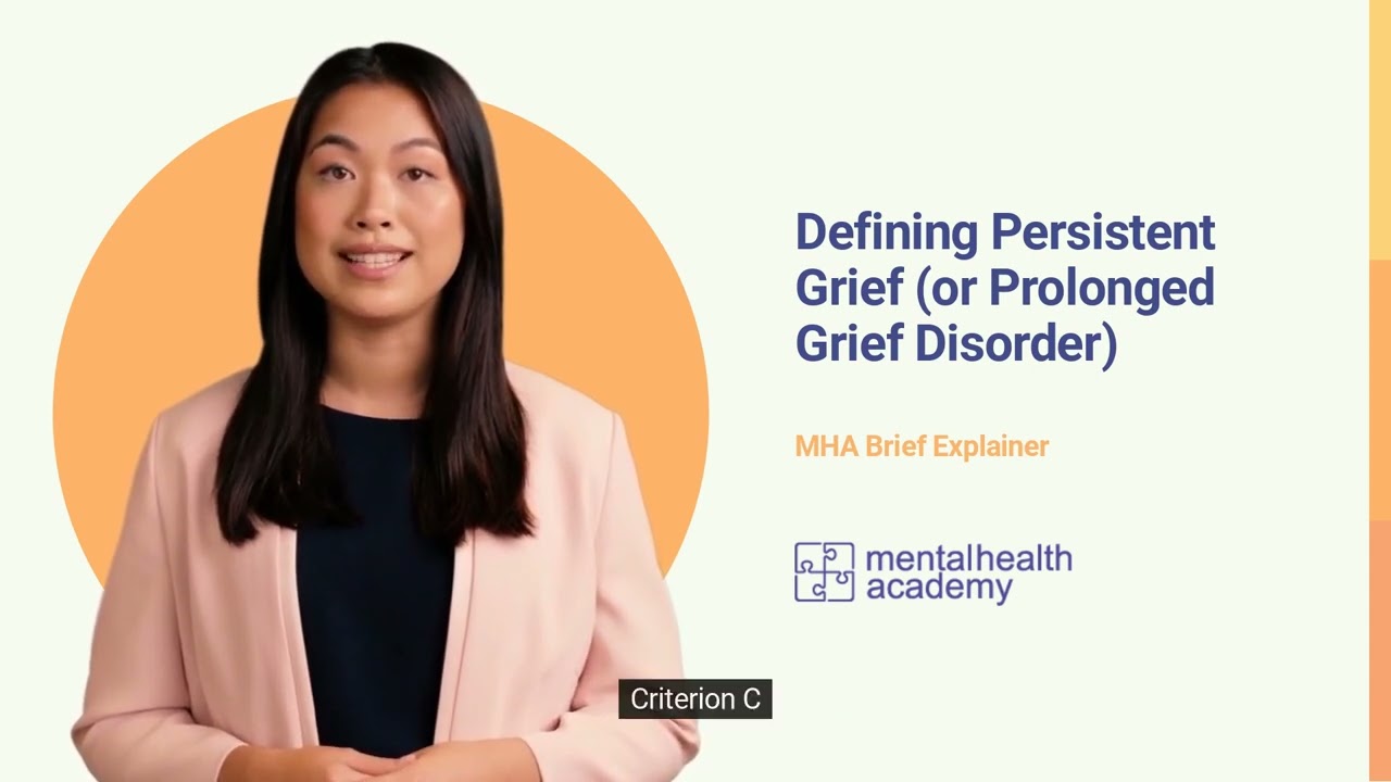 Prolonged Grief Disorder