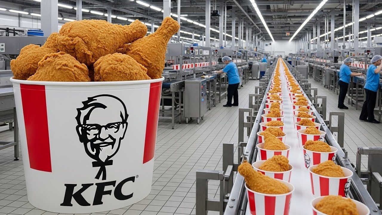 Inside a Modern KFC Factory From Fresh Chicken to