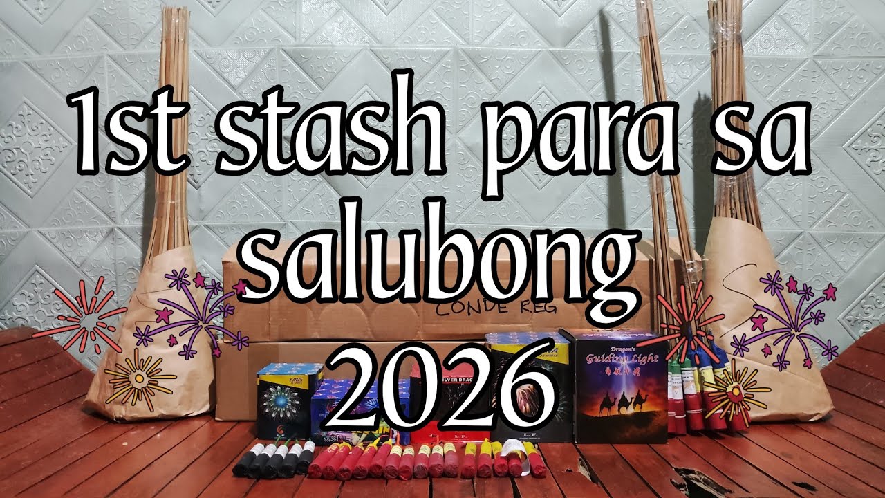 Unang stash para sa 2026 new years eve‼️ 