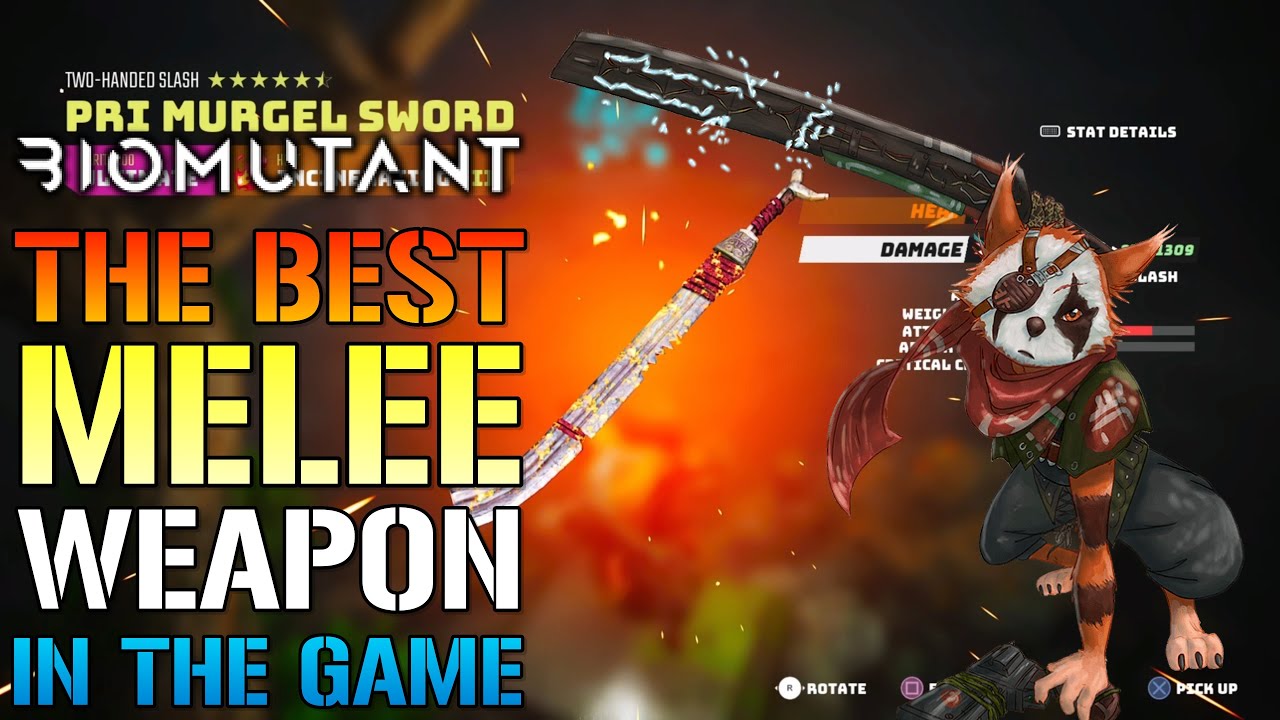 Biomutant: How To Get The BEST MELEE WEAPON In The Game! The 