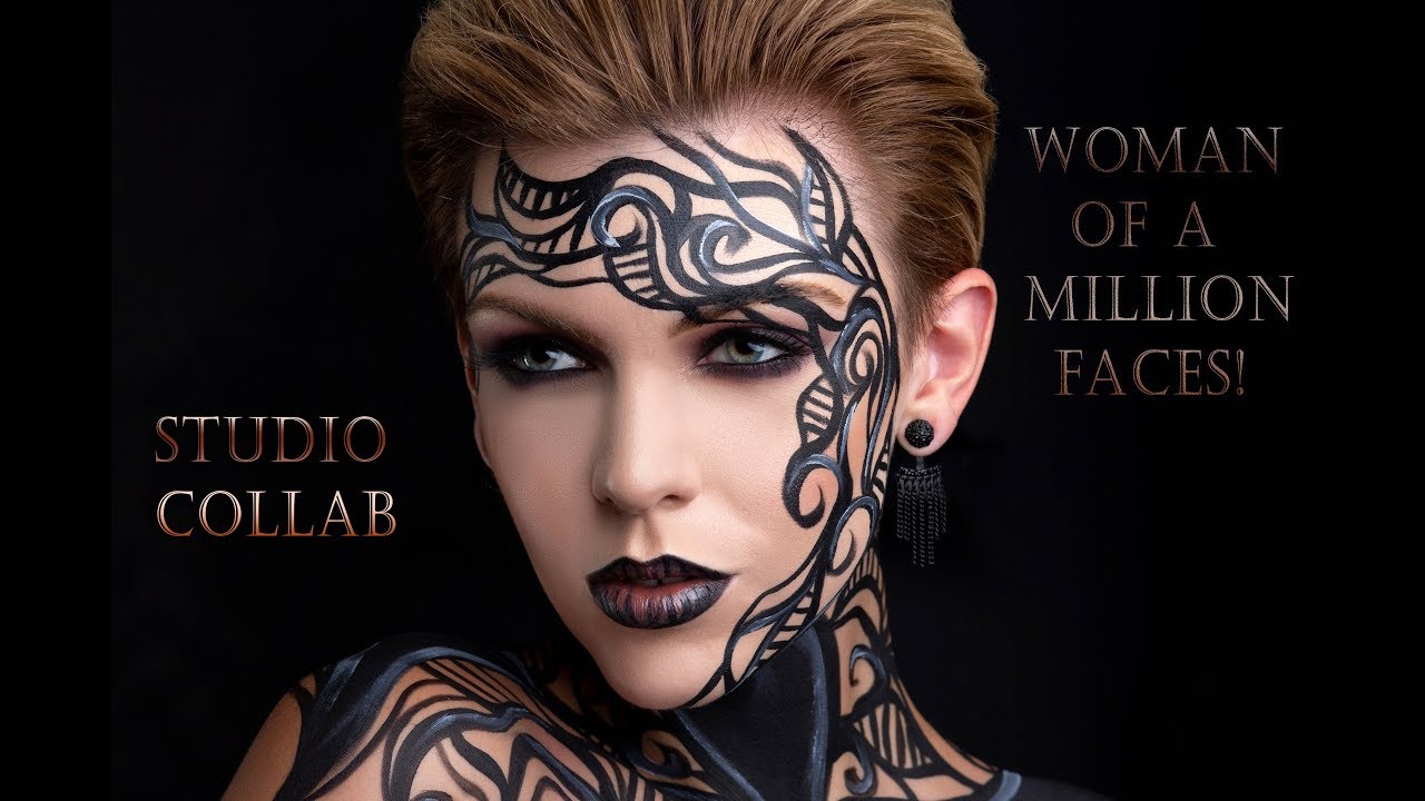 Woman of a Million Faces.  Studio Photoshoot Collaboration.