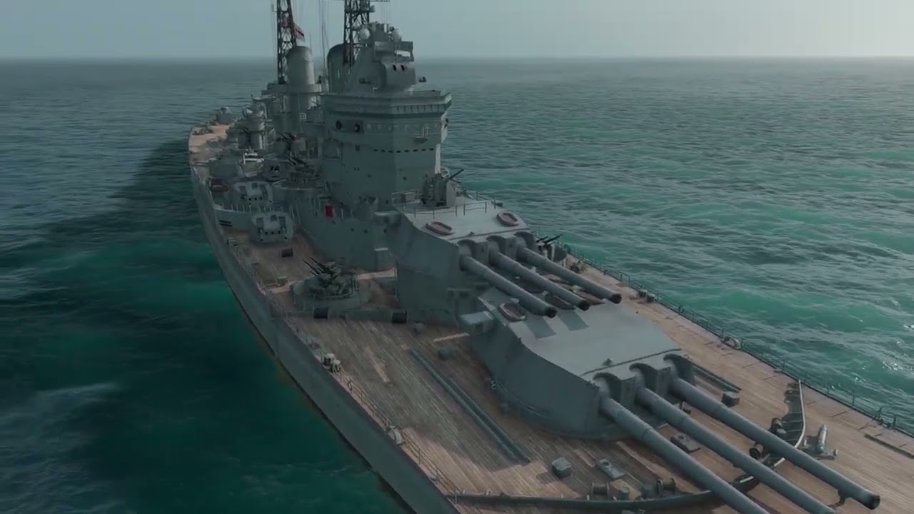DEAD AHEAD Standoff Cutscene - World of Warships recreation
