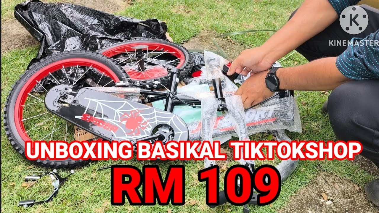 Распаковка детского велосипеда 16 дюймов (TikTok Shop)