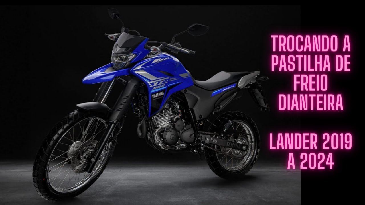 Trocando pastilha de freio dianteira lander ABS #yamaha #lander250 #lander250abs #shorts