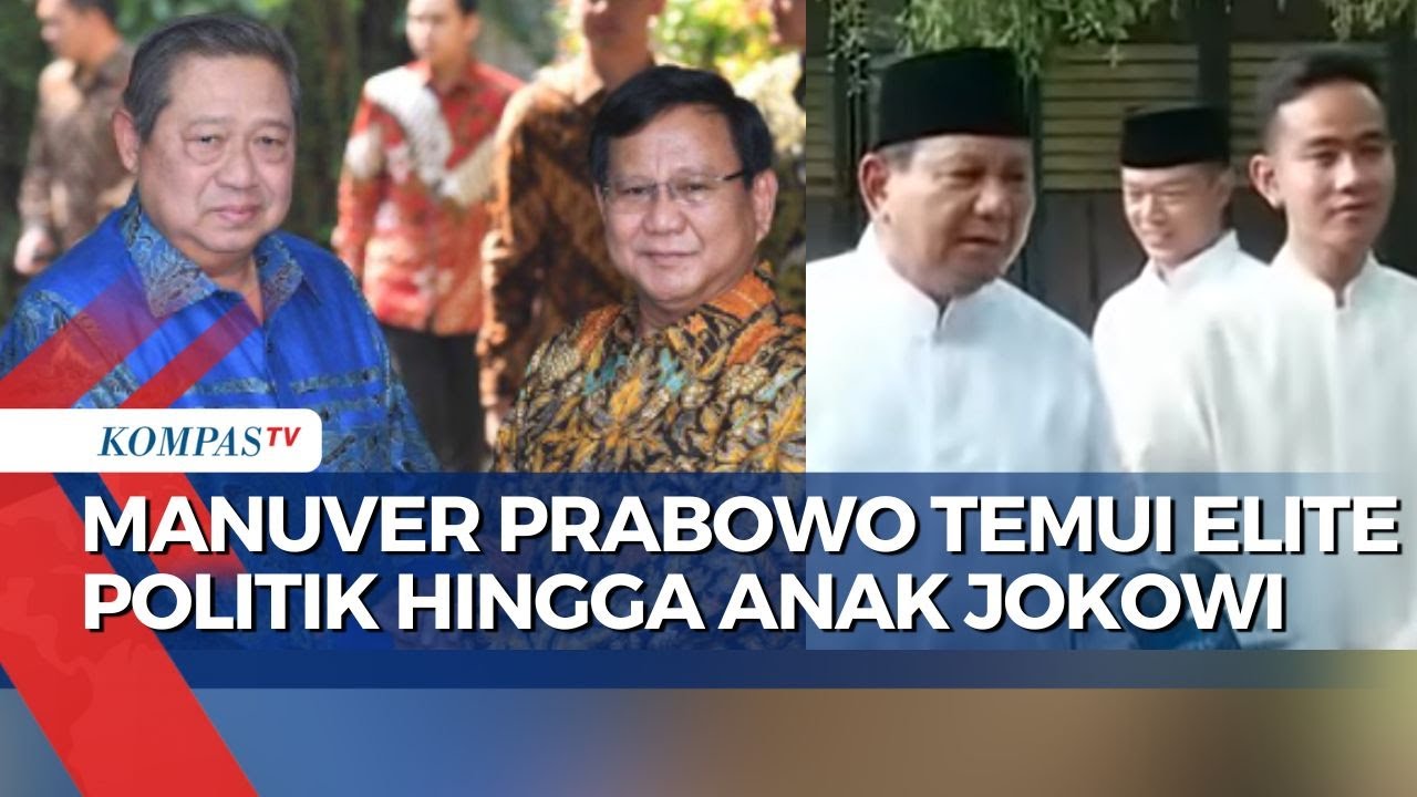 Makin Jadi Perhatian, Manuver Prabowo Temui Elite Politik Hingga Anak Jokowi