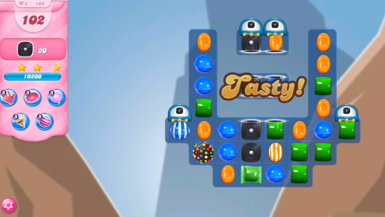 Candy Crush Saga 5 Levels 106_110 Super Crush | Candy Crush Saga Gameplay
