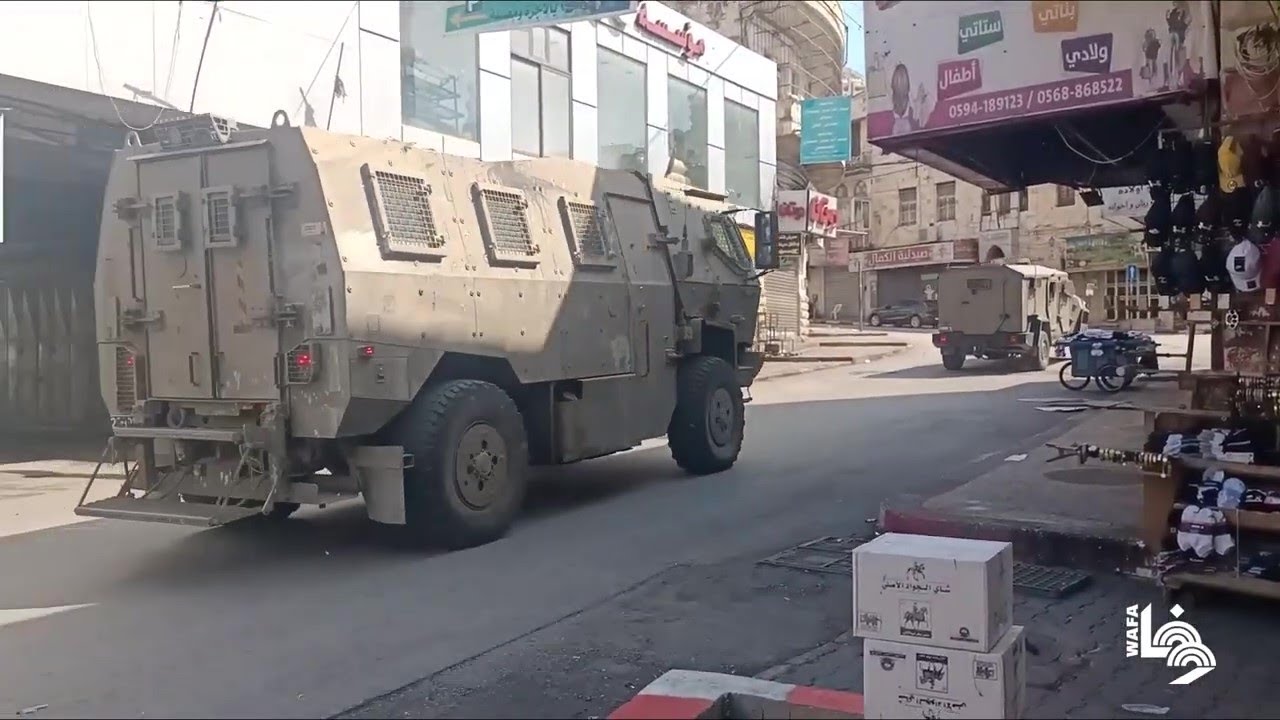 قوات الاحتلال الإسرائيلي تقتحم مدينة نابلس بالضفة الغربية