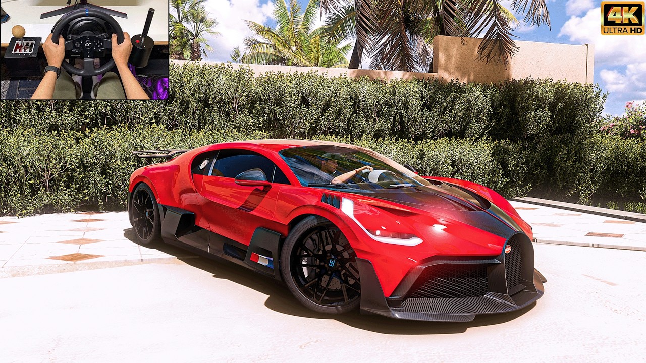 Bugatti Divo - Forza Horizon 5 | Thrustmaster T300 RS & Shifter
