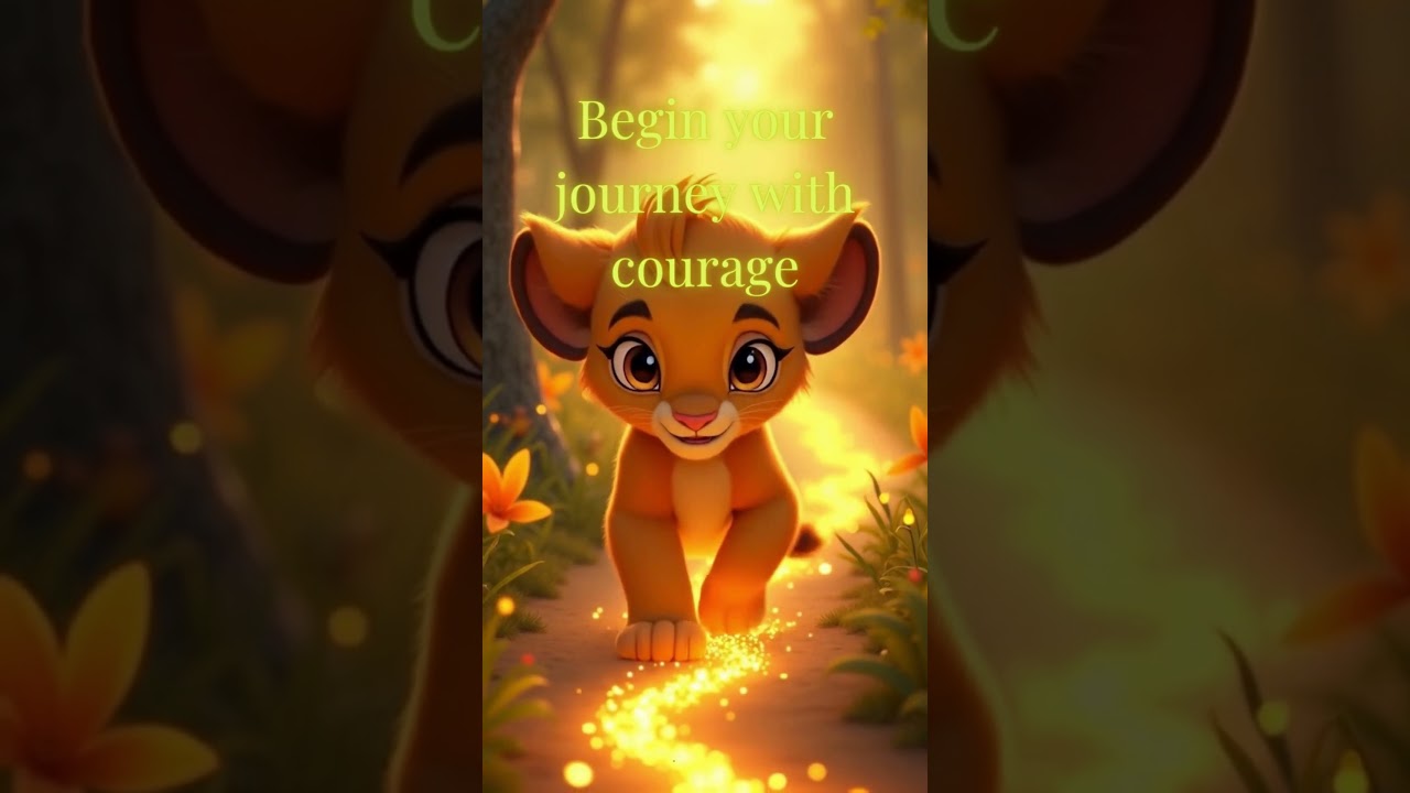 Begin your journey with courage #motivation #positivevibes