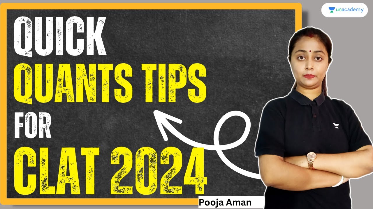 Quick Quantitative Technique TIPS for CLAT 2024 | CLAT | CLAT 2024 | Unacademy CLAT #clat #clat2024