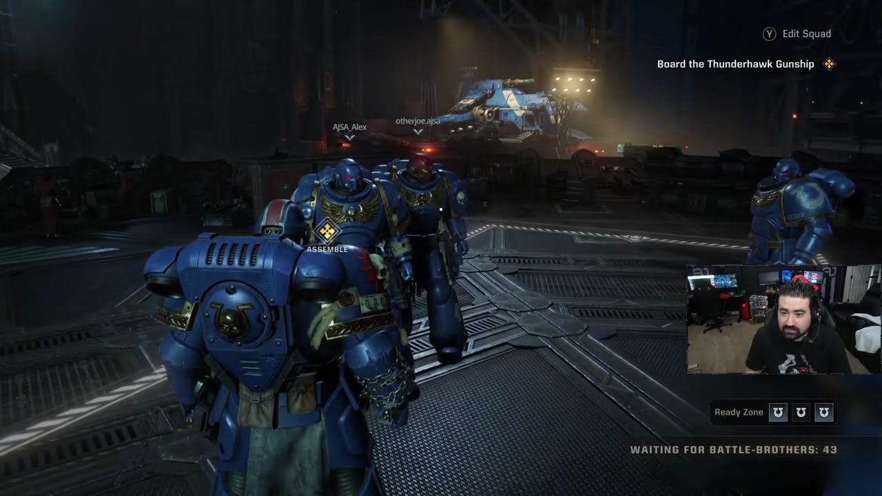 AJ & Crew - WARHAMMER 40K SPACE MARINE 2 - PART 2! Co-op Campaign!
