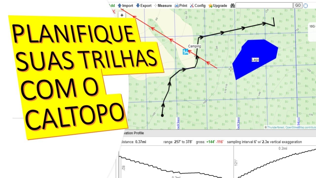 PLANIFICAÇÃO DE TRILHAS, CAMINHOS E ROTAS PARA MAPAS E GPS COM O CALTOPO