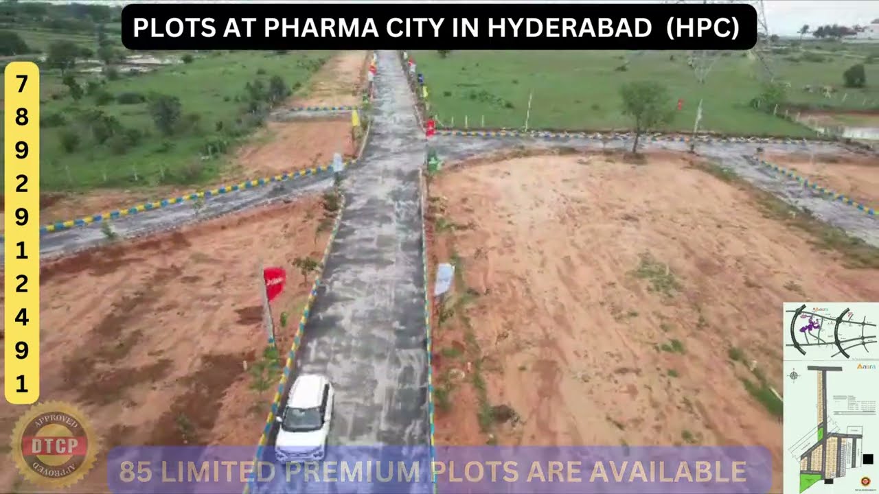 PLOTS FOR SALE AT PHARMA CITY HYDERABAD | DTCP | GATED COMMUNITY IN 2023